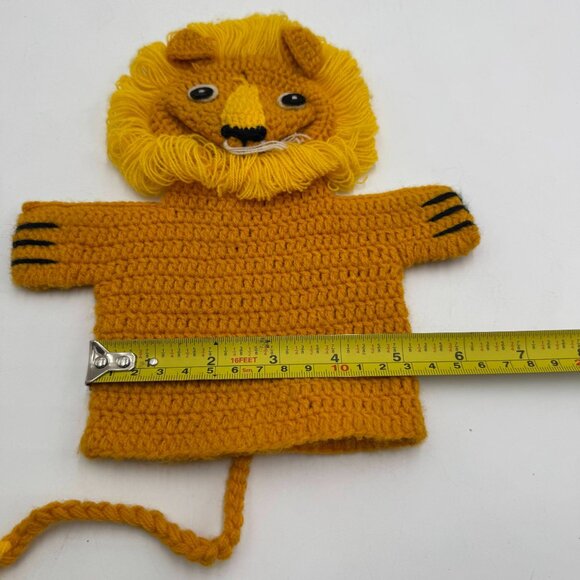 Vtg 70's R. Dakin Lion & Elephant Puppets (3) Golf Club Covers Zoo Animals - Picture 3 of 16